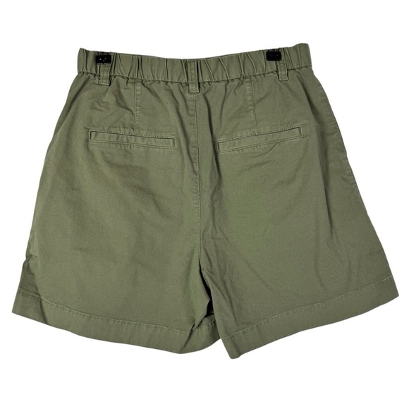 Gap Green High Rise Pleated Khaki Mom Camp Shorts 4 - Picture 3 of 6